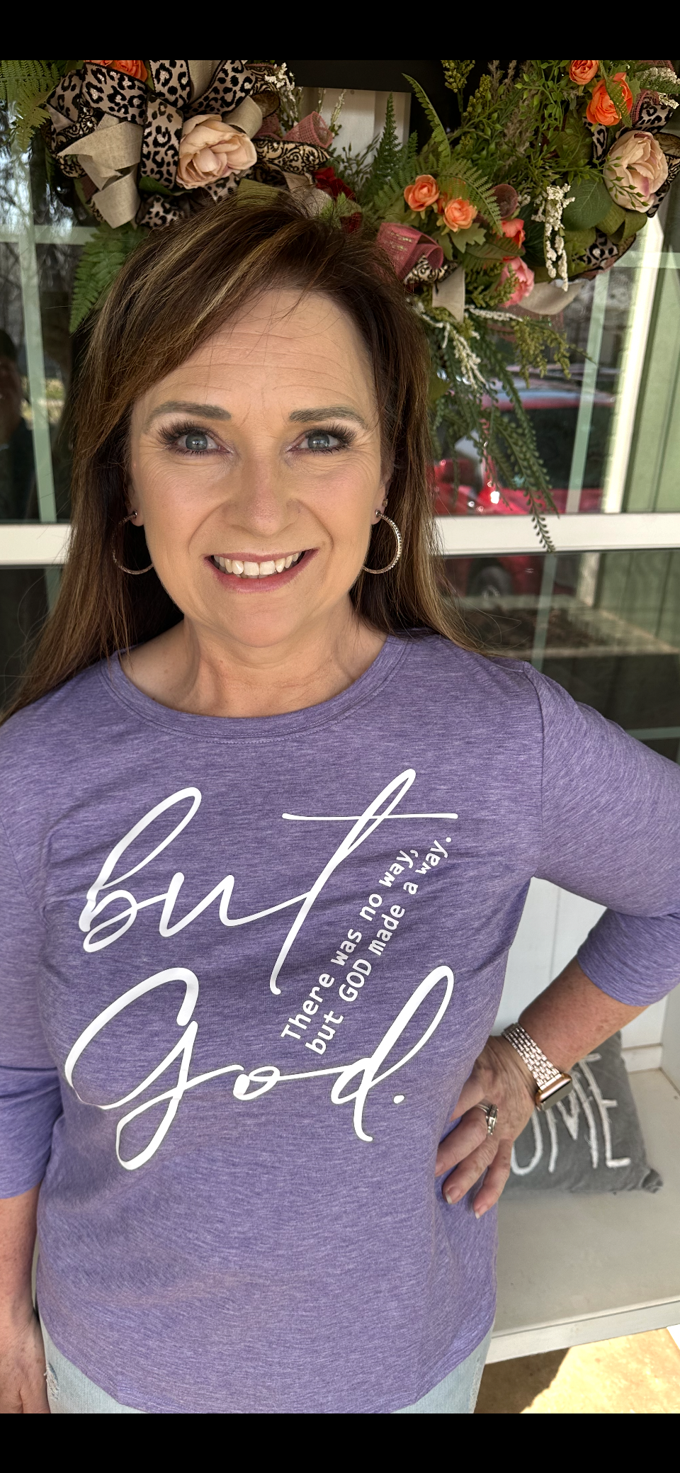 3/4 Sleeve "But God" T-Shirt