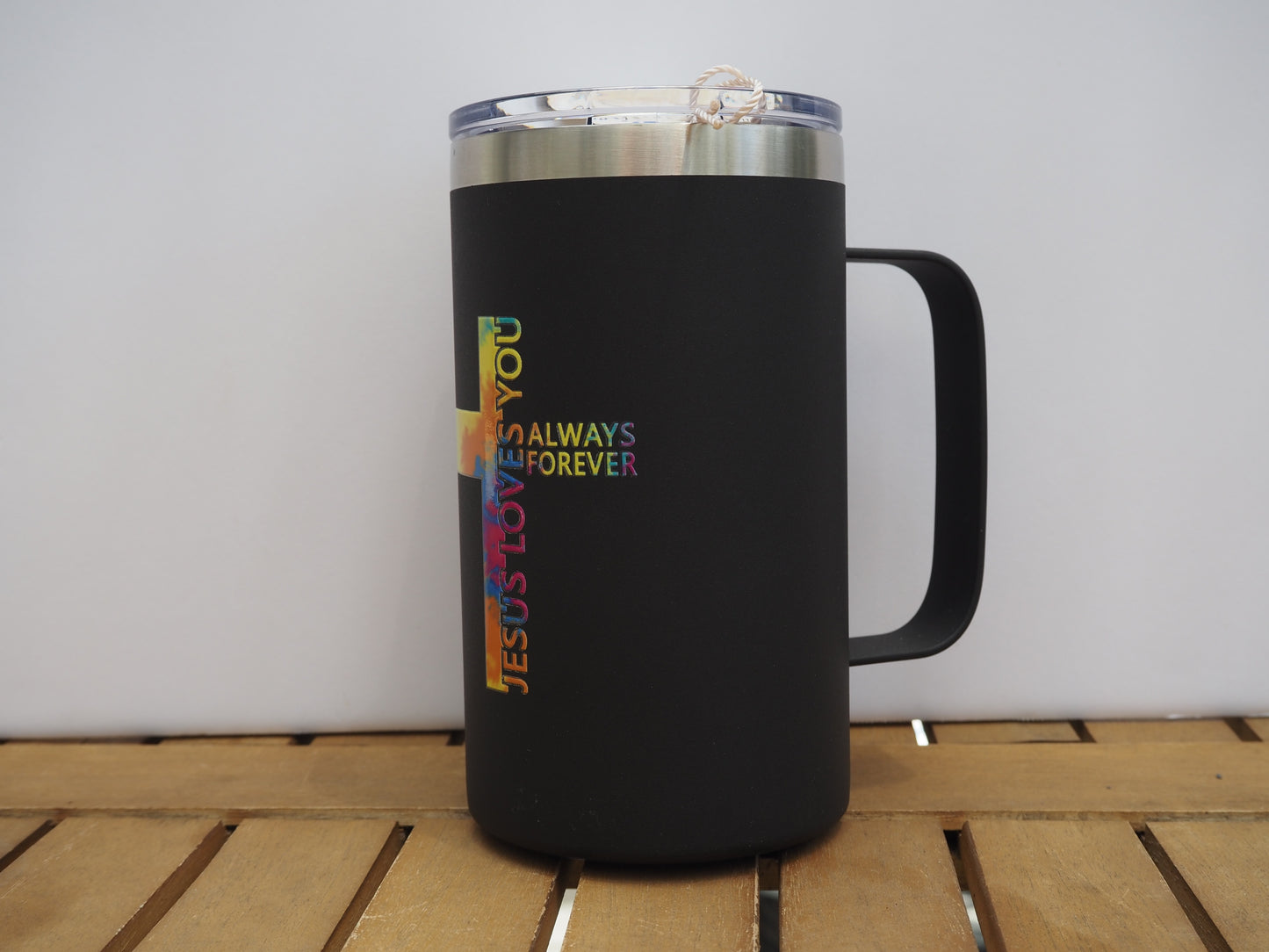 Jesus Loves You Always & Forever Christian Tumbler Mug | Faith Gift