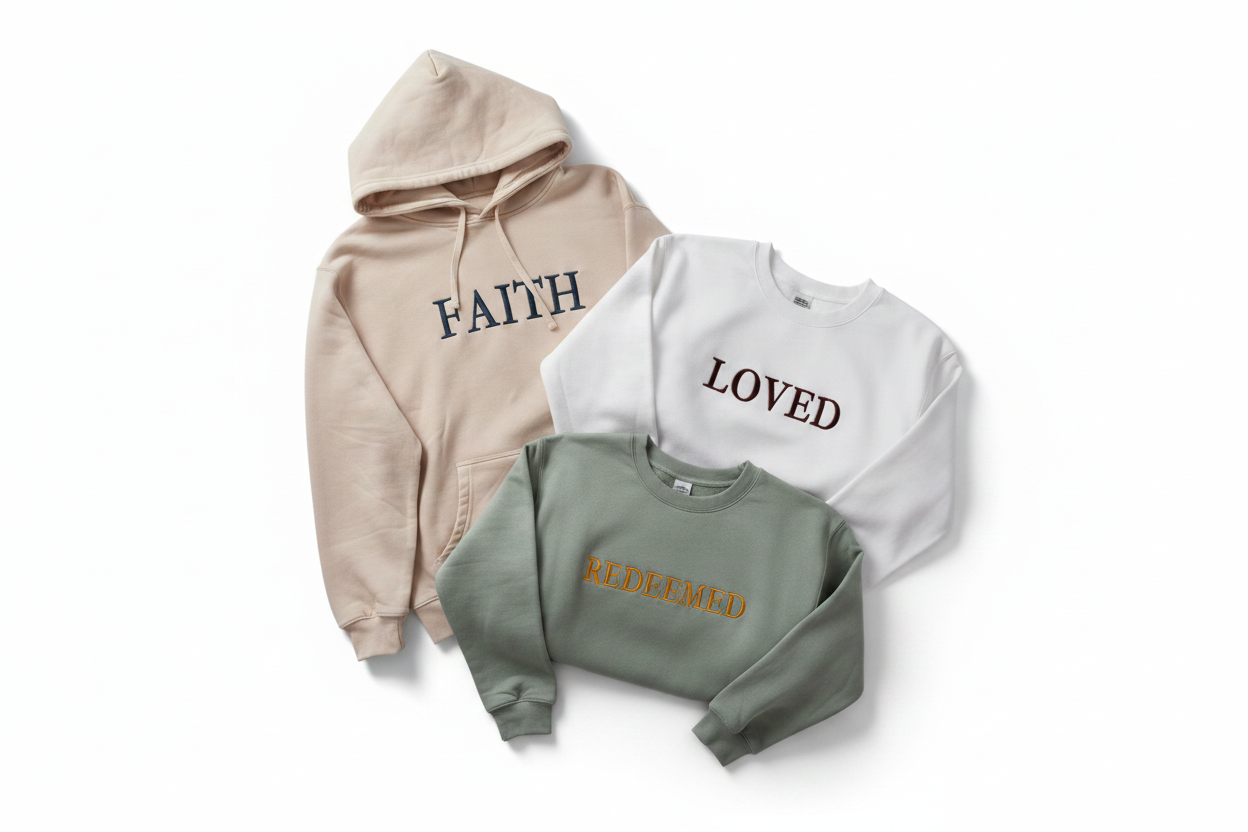 Faith-Inspired Hoodies & Crewnecks