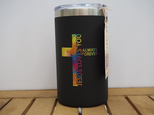 Jesus Loves You Always & Forever Christian Tumbler Mug | Faith Gift