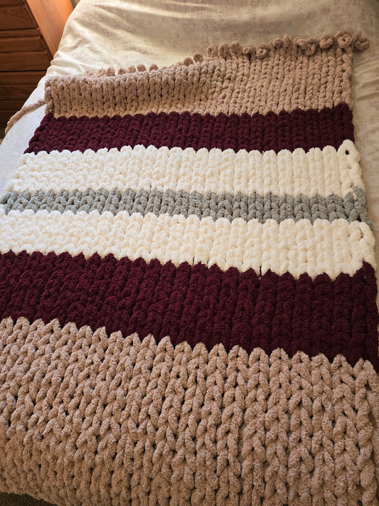 Adult Hand Crochet Blanket