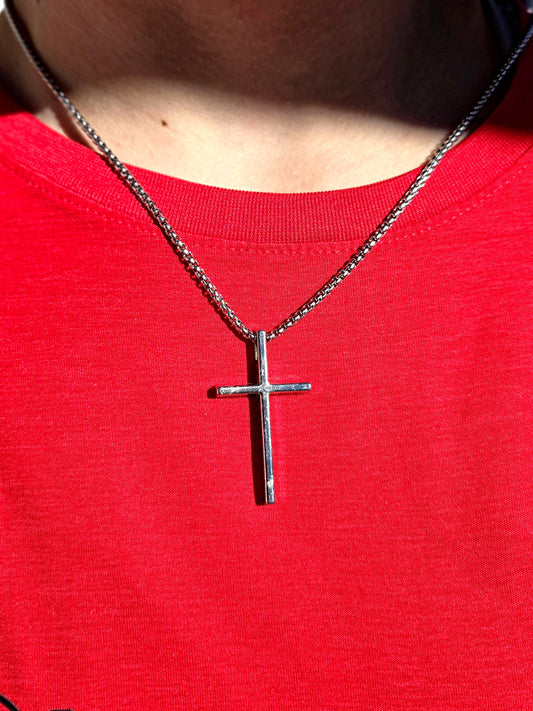 Silver Cross Necklace