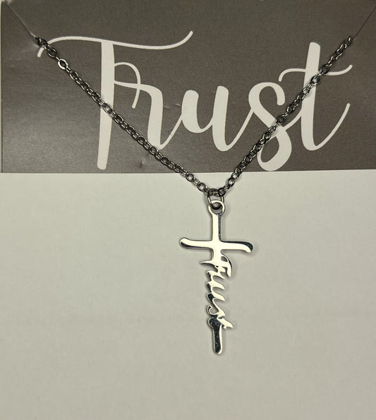 Trust Cross Necklace